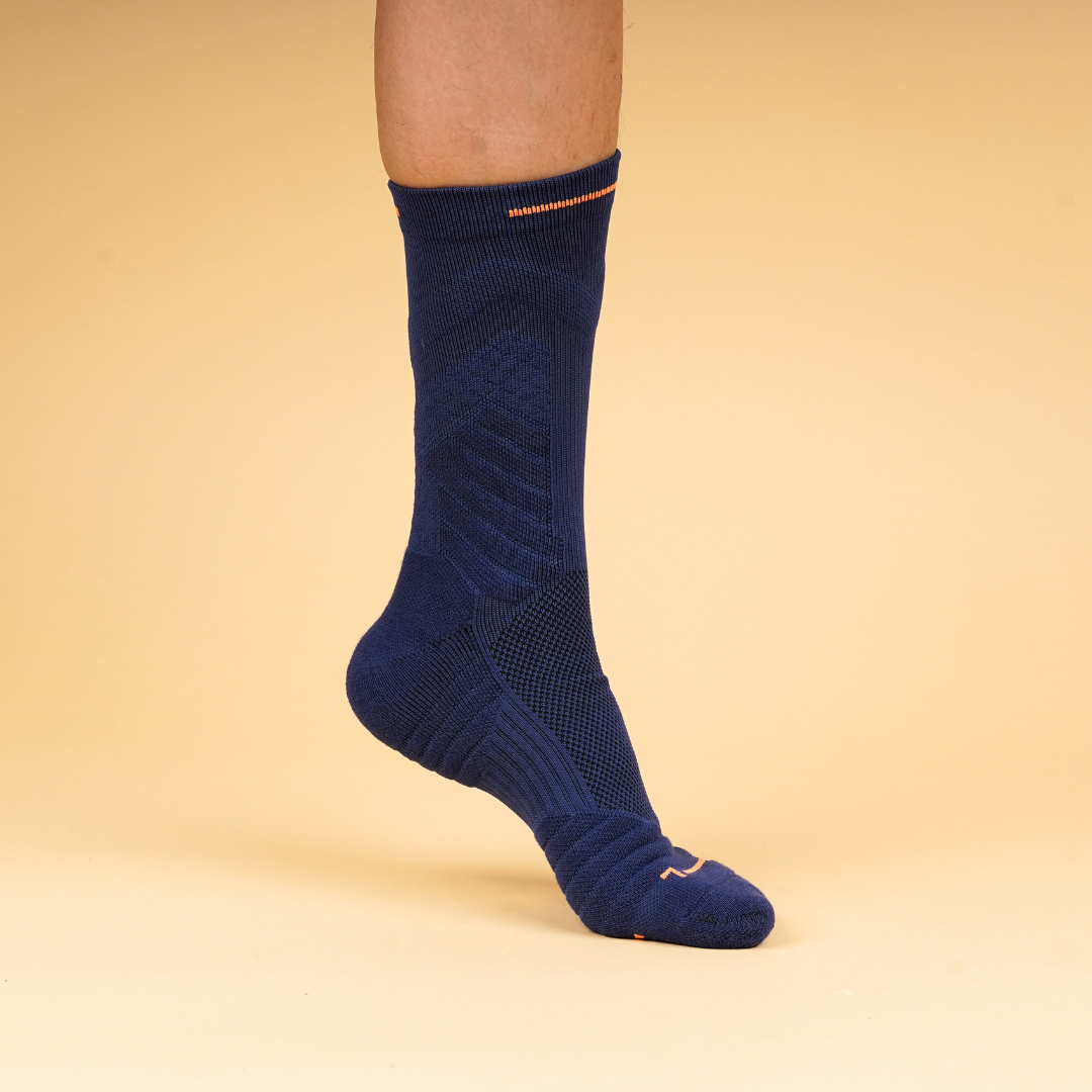 ProFlex Premium Long Sports Socks - Navy Blue
