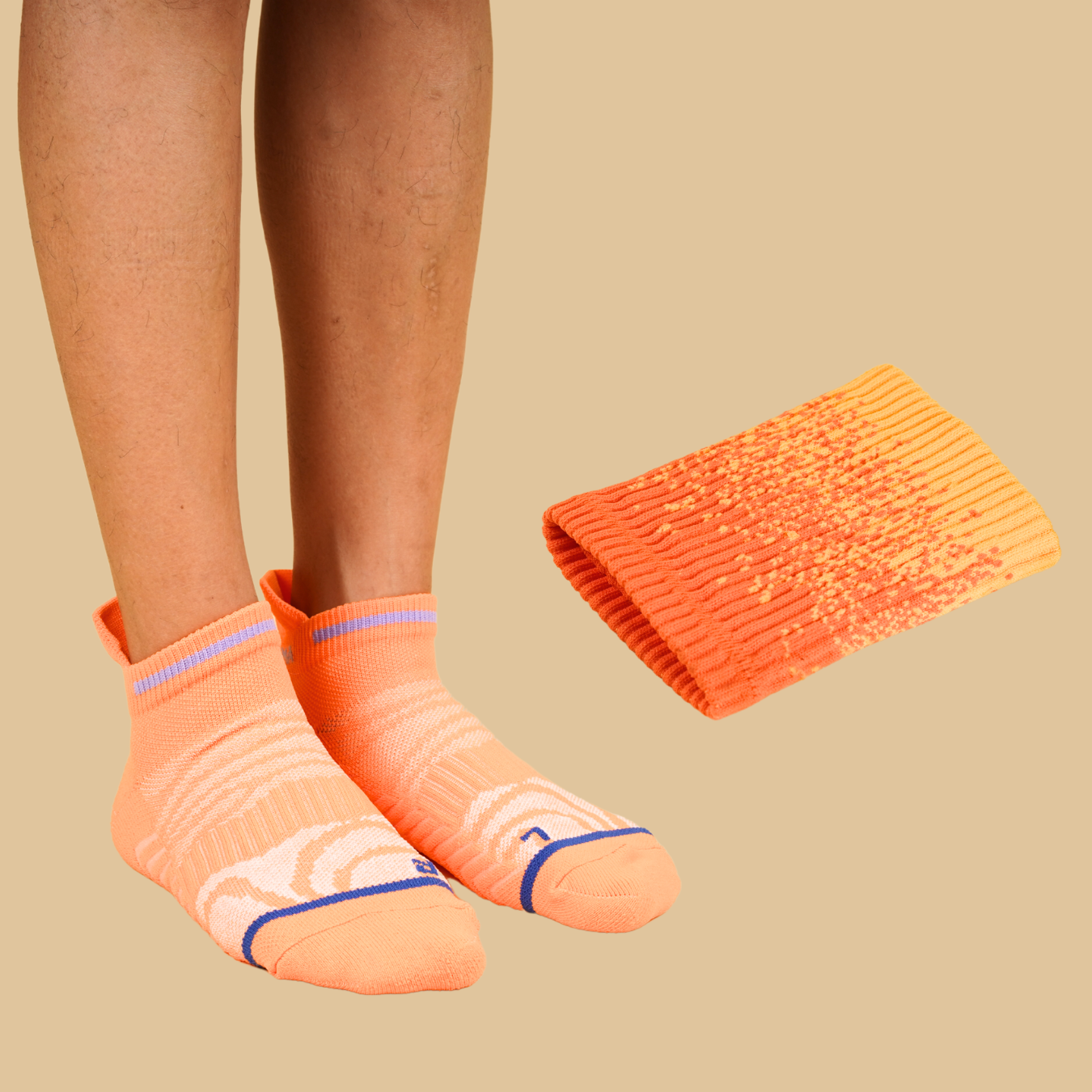 Elite Premium Sports Ankle Socks and FlexPro Sports Wristband Combo