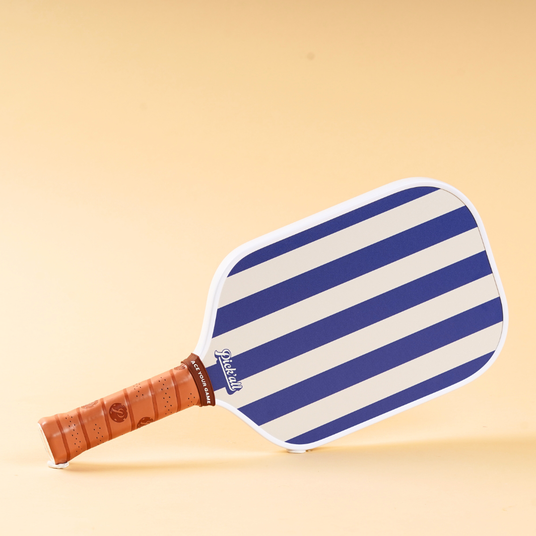 Pick’all Raw Carbon Fiber Strong Spin & Power Surface | Thermoformed Long Face 16MM Ace Series Pickleball Paddle - Nautics