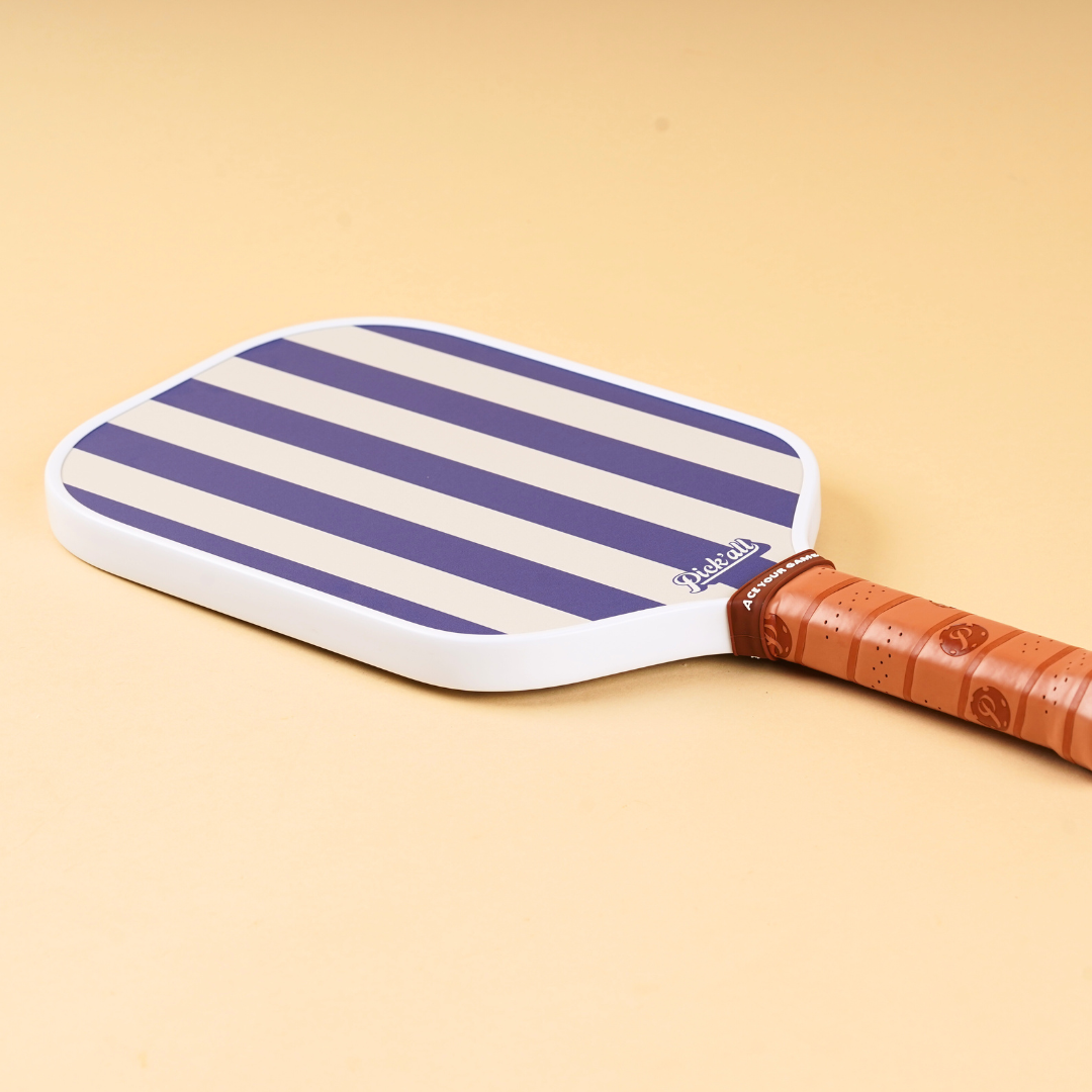 Pick’all Raw Carbon Fiber Strong Spin & Power Surface | Thermoformed Long Face 16MM Ace Series Pickleball Paddle - Nautics