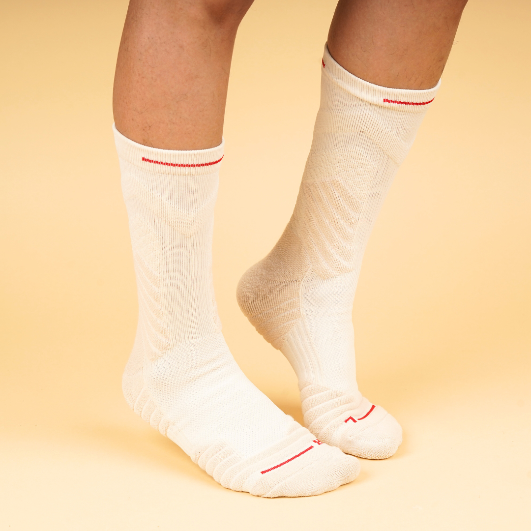 ProFlex Premium Long Sports Socks - Beige