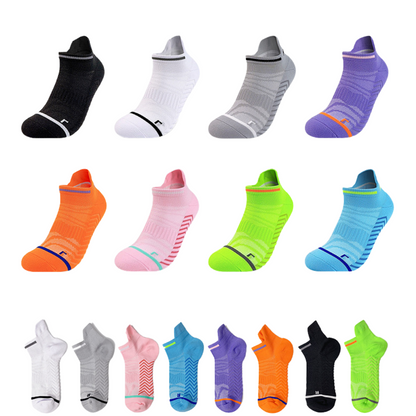 EliteGrip Premium Sports Ankle Socks - Neon Green