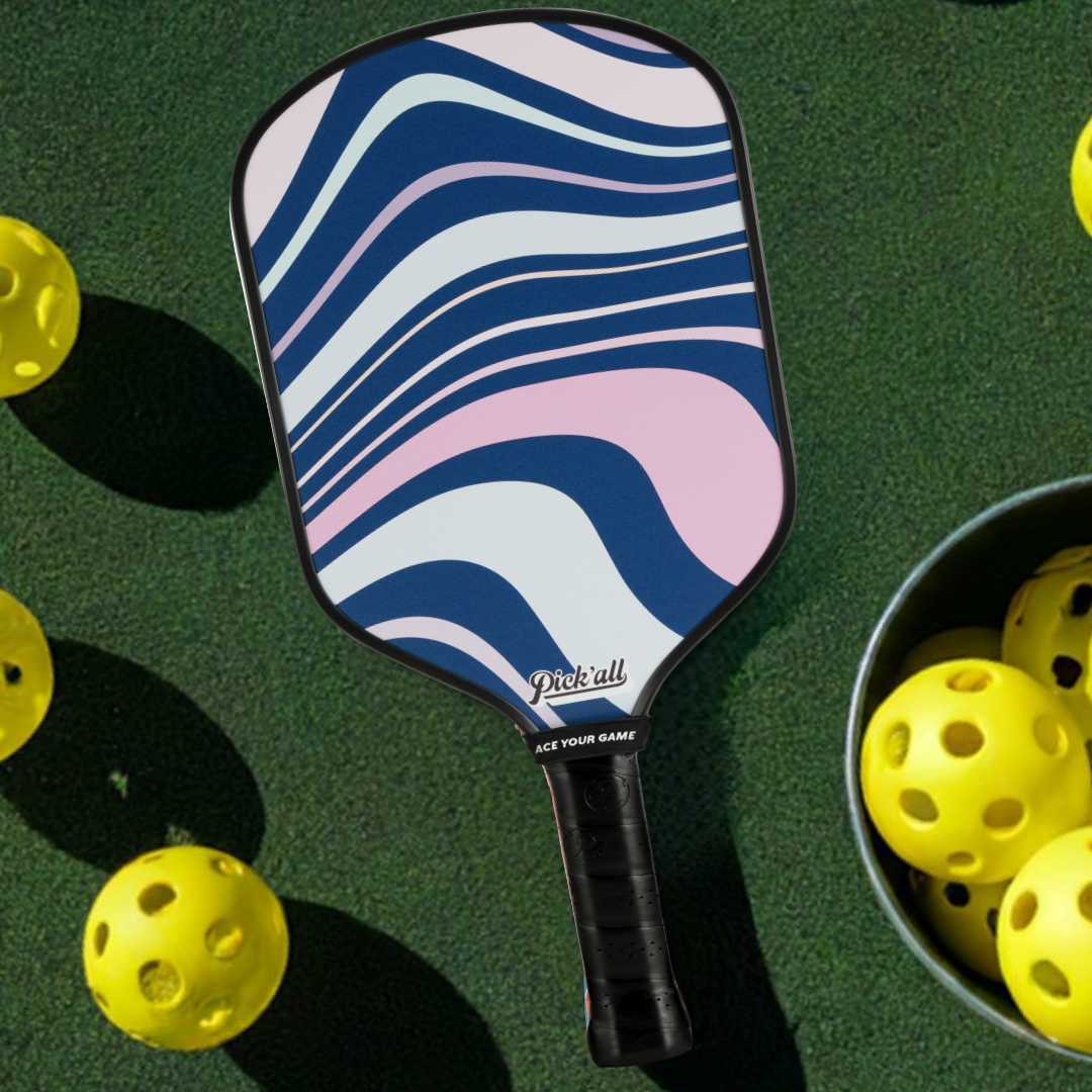 Pick’all Fiber Glass Thermoformed Wide Face 16MM Leisure Series Pickleball Paddle - Fierce