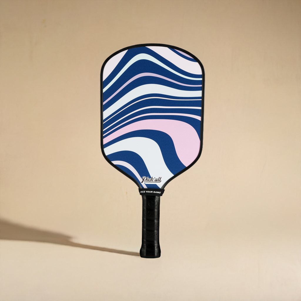 Pick’all Fiber Glass Thermoformed Wide Face 16MM Leisure Series Pickleball Paddle - Fierce